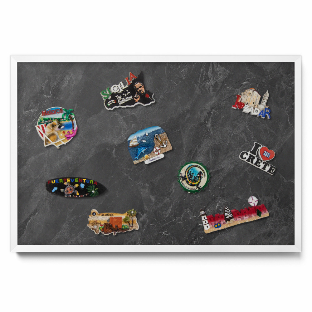 Tableau pour magnet Structure en pierre sombre