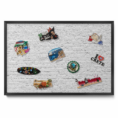 Tableau pour magnet Mur de briques lumineux