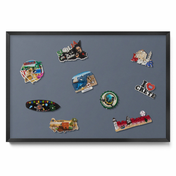 Tableau magnétique mural Couleur gris froid