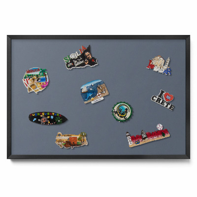 Tableau magnétique mural Couleur gris froid