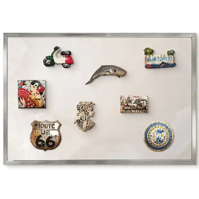 Panneau pour aimants souvenirs texture beige aux nuances subtiles