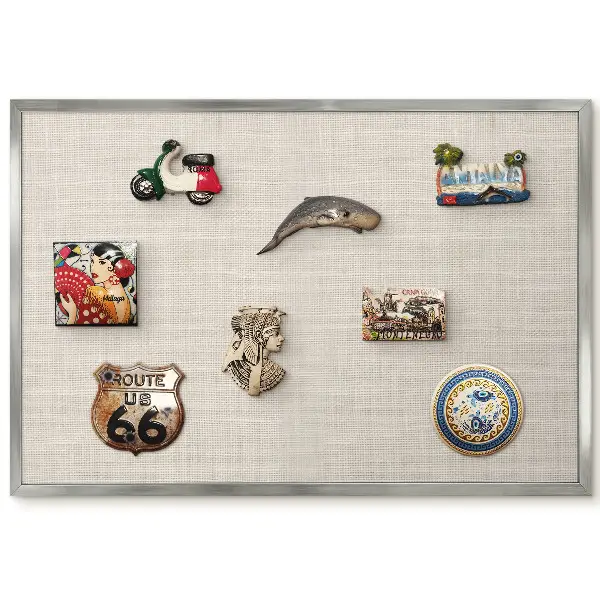 Panneau pour aimants souvenirs à motif naturel texture beige