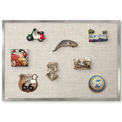 Panneau pour aimants souvenirs à motif naturel texture beige
