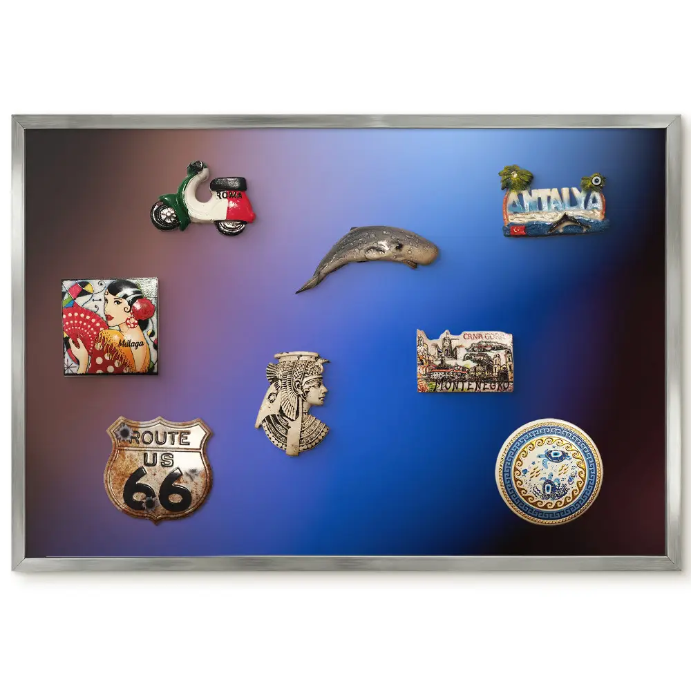 Panneau pour aimants souvenirs Couleurs et abstraction style artistique