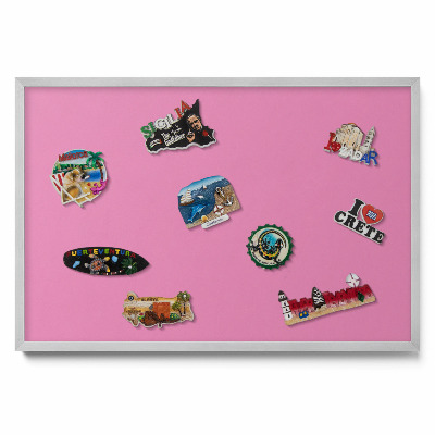 Tableau aimanté Couleur rose