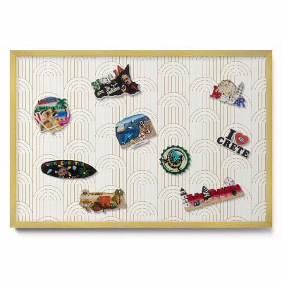 Tableau magnétique mural Arches régulières linéaires