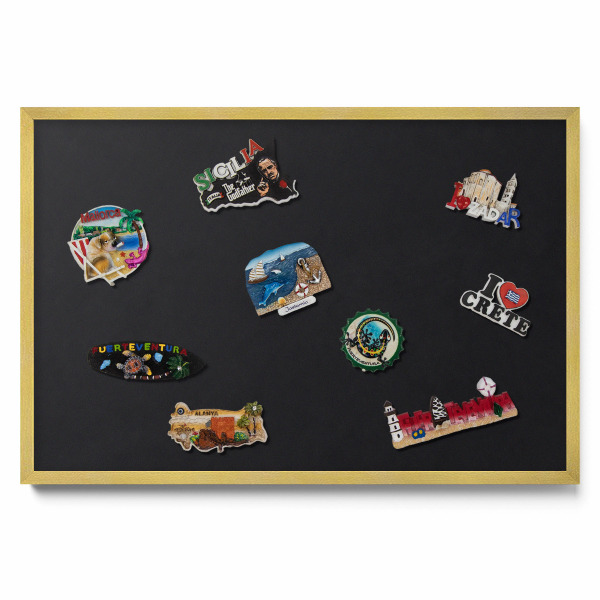 Tableau magnétique mural Couleur noire