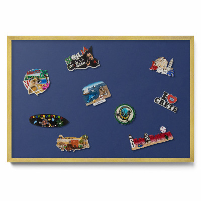 Tableau aimanté pour magnets Couleur bleu marine