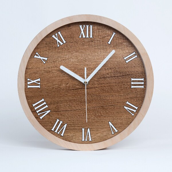 Horloge en bois à décorer Fond en bois