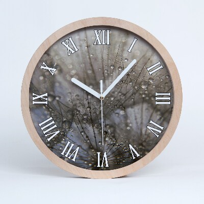 Horloge en bois à décorer Graines de souffleur