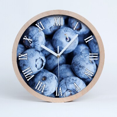 Horloge murale bois design Baies