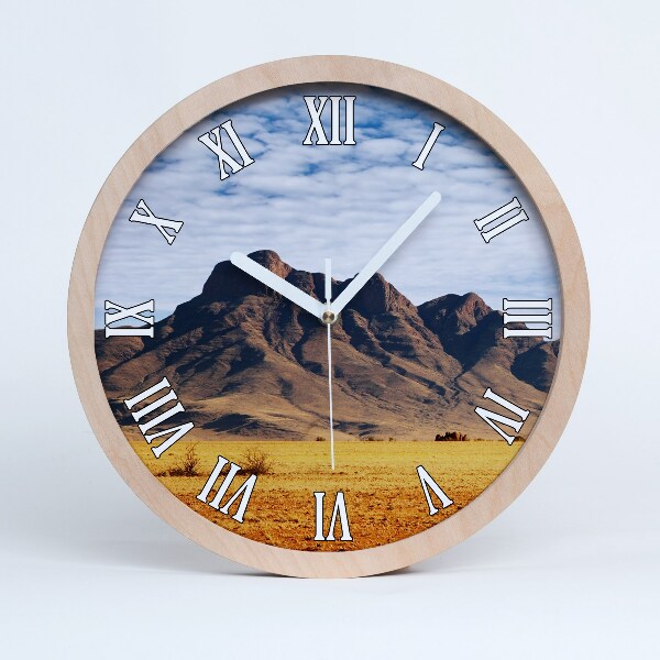 Horloge bois originale Rochers en Namibie