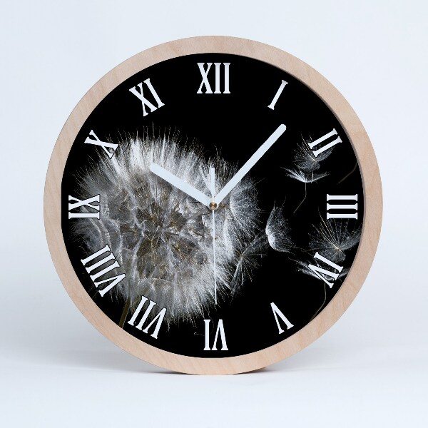 Horloge ronde en bois Gonflable