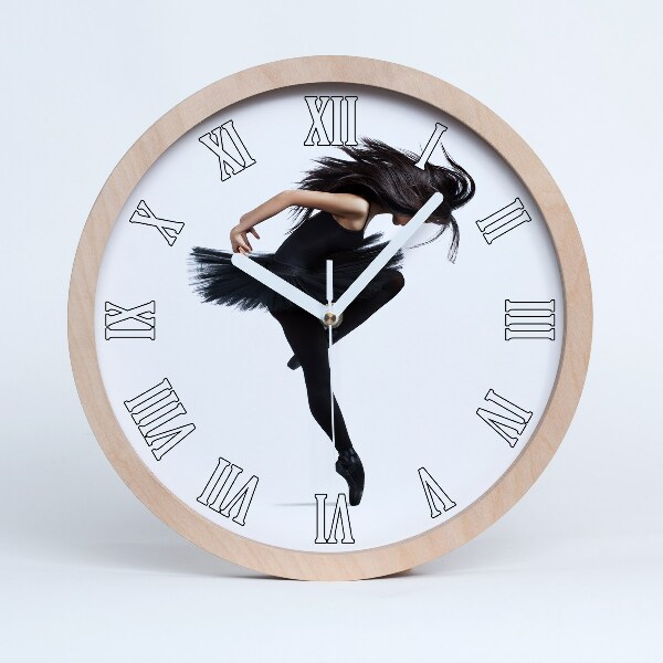 Horloge bois Ballerine