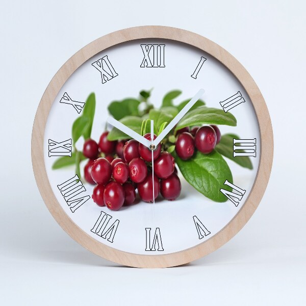 Horloge murale bois design Airelle