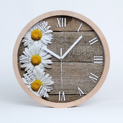Horloge murale bois design Bois de marguerite