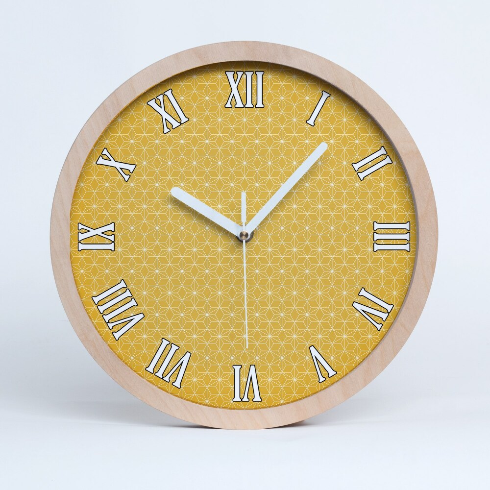 Horloge en bois Étoiles