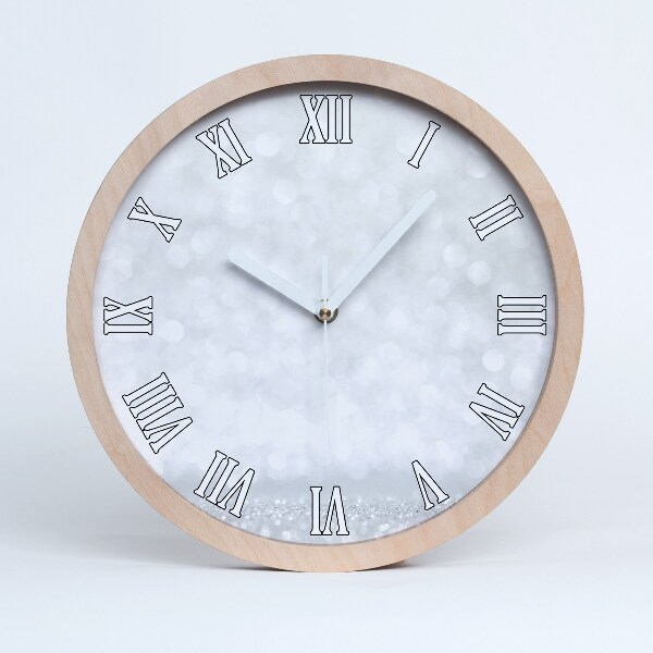 Horloge bois Lumineux