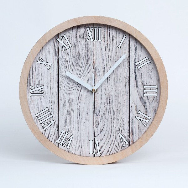 Horloge murale en bois Mur en bois