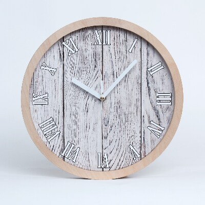 Horloge murale en bois Mur en bois