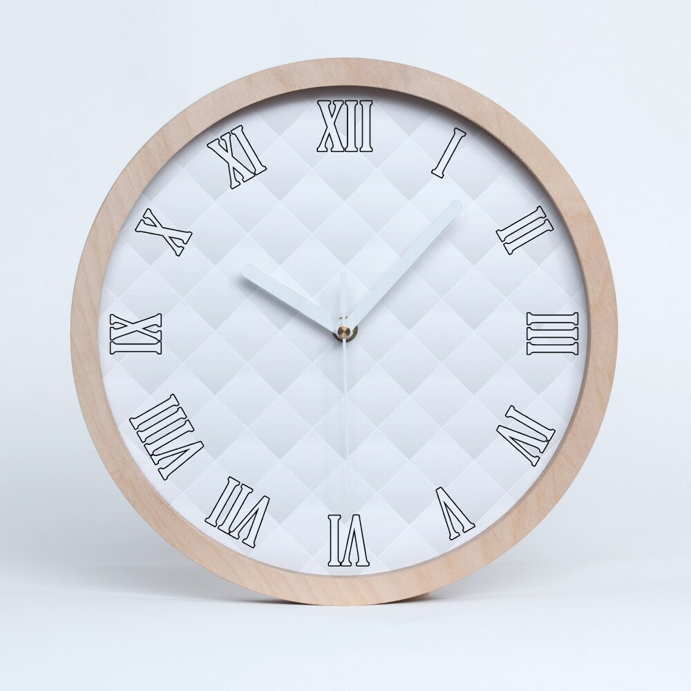 Horloge en bois à décorer Fond abstrait