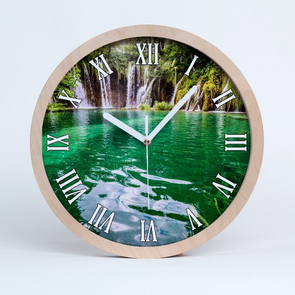 Horloge bois Lac Plitvice