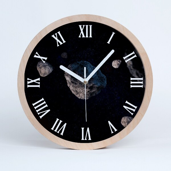 Horloge en bois à décorer Météores