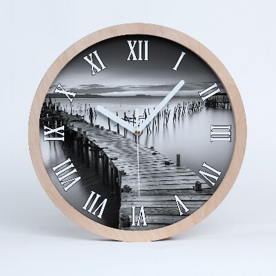 Horloge en bois à décorer Jetée en bois