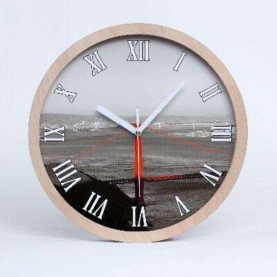 Horloge en bois Pont de San Francisco