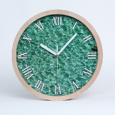 Horloge bois originale Eau claire