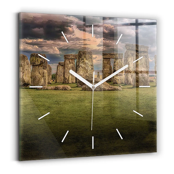 Pendule carrée en verre Stonehenge Nimbostratus
