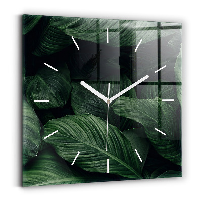 Horloge carrée en verre Moustique tropicale