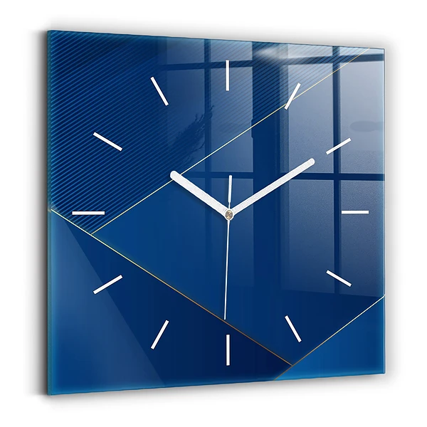 Horloge murale carrée Abstraction ornementale