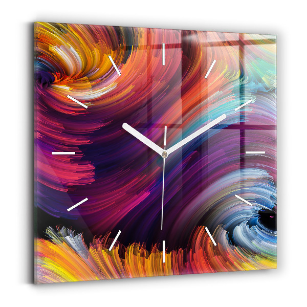 Horloge murale carrée Vente abstraite