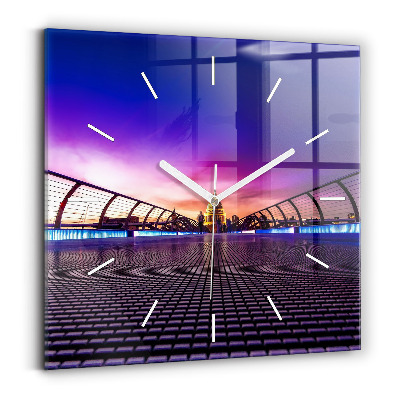 Horloge carrée en verre Cathédrale Saint-Paul