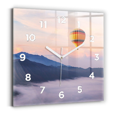 Horloge murale carrée Beau paysage