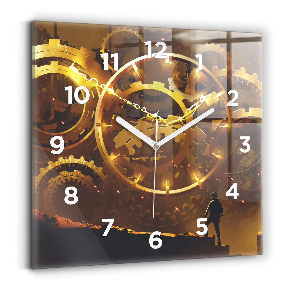 Horloge murale carrée Temps - Mécanisme