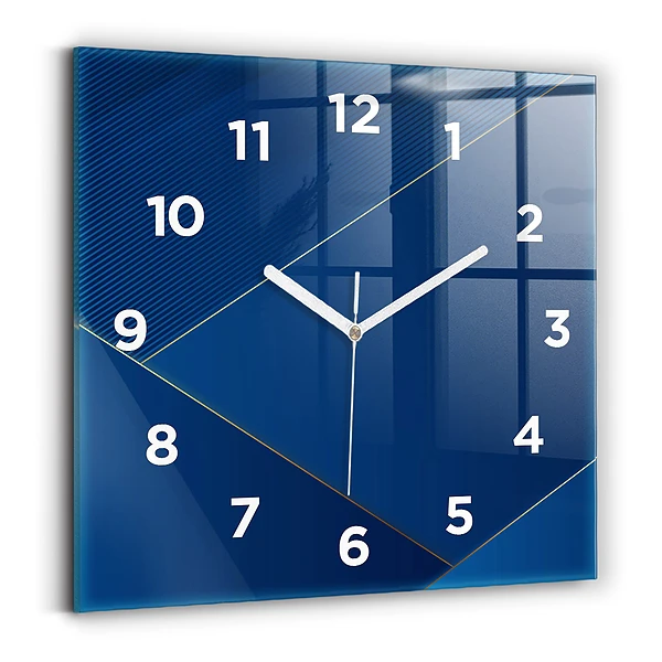 Horloge murale carrée Abstraction ornementale