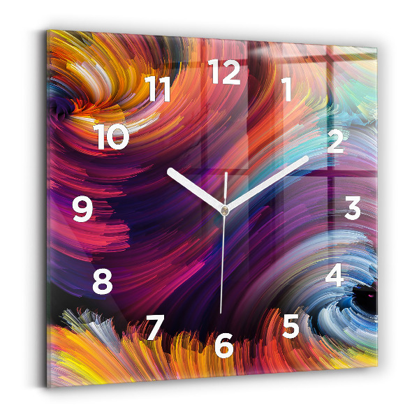 Horloge murale carrée Vente abstraite