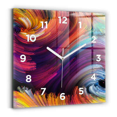 Horloge murale carrée Vente abstraite