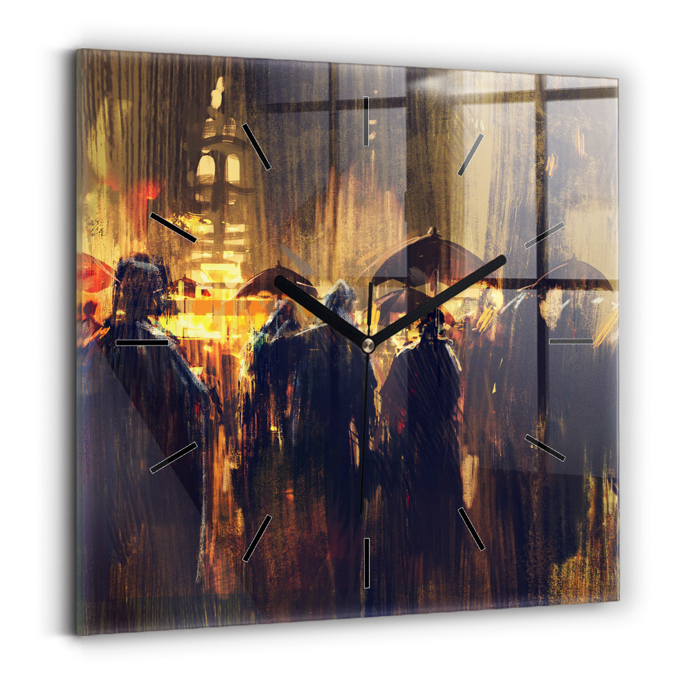 Horloge murale carrée Impressionnisme dans le marché de l'art