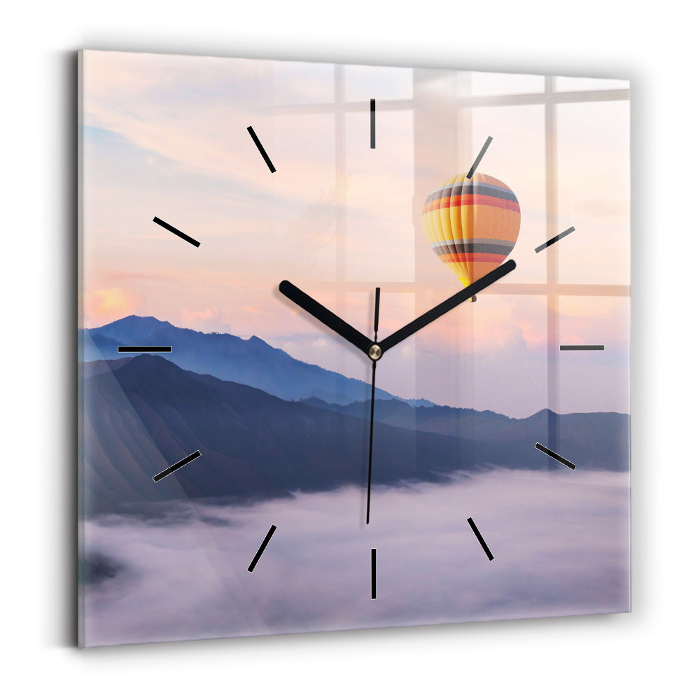 Horloge murale carrée Beau paysage