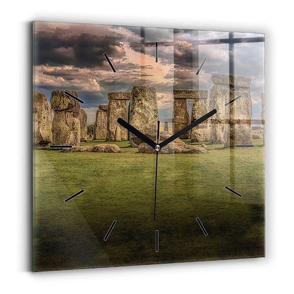 Pendule carrée en verre Stonehenge Nimbostratus