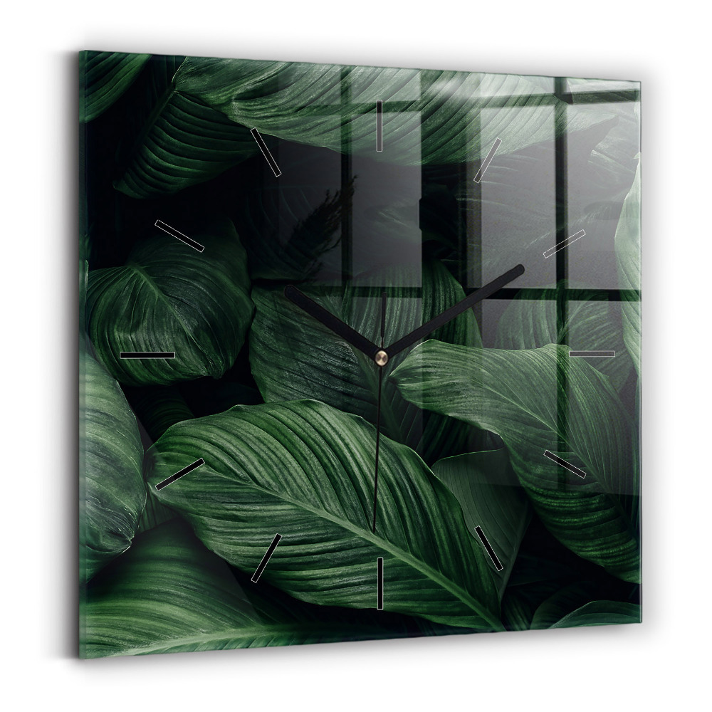 Horloge carrée en verre Moustique tropicale