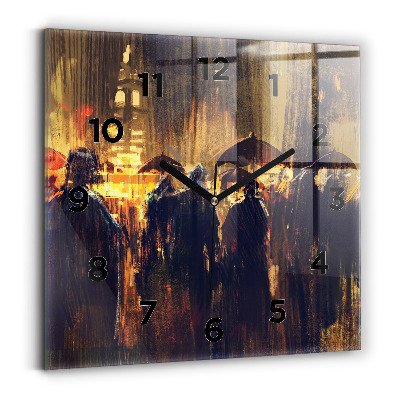 Horloge murale carrée Impressionnisme dans le marché de l'art