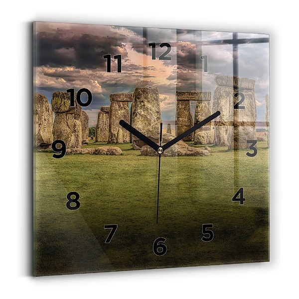 Pendule carrée en verre Stonehenge Nimbostratus