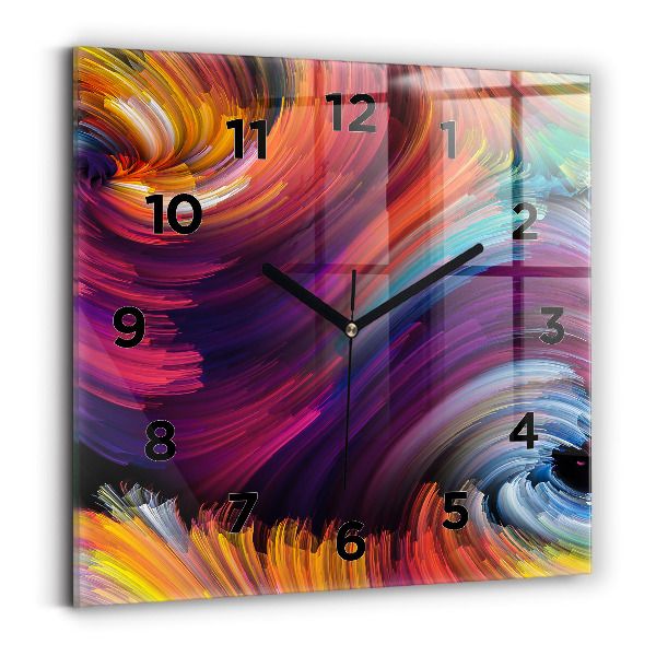 Horloge murale carrée Vente abstraite