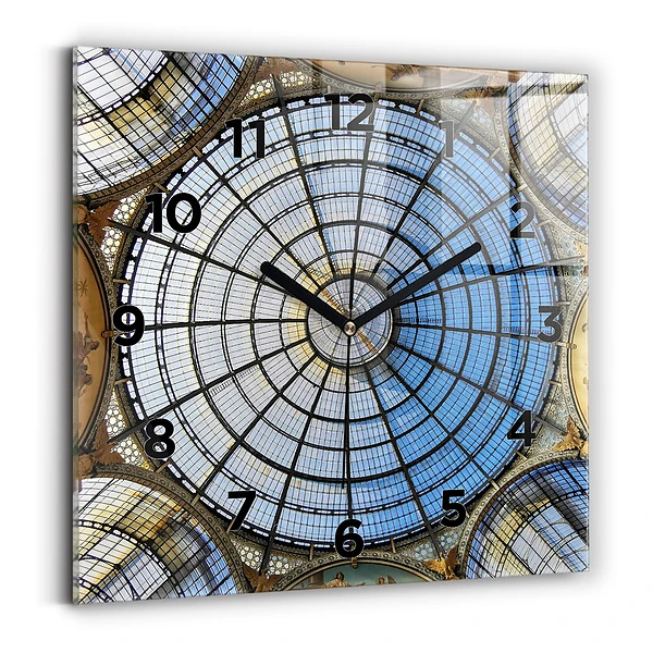 Horloge murale carrée Centre commercial de Milan