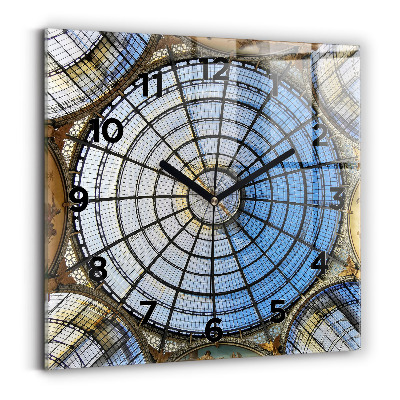 Horloge murale carrée Centre commercial de Milan