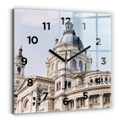 Horloge carrée en verre Basilique Saint-Étienne